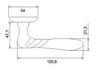 PUERTO AL 505-08 AB бронза античная Комплект ручек (20)