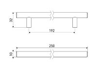 Soller ручка мебельная 8926-192 сатин d-10 мм Ручка-скоба (100,25) Soller ручка мебельная 8926-192 сатин d-10 мм Ручка-скоба (100,25)