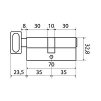 Стандарт MAX 70 (35х35В) SN 5кл мат.никель перф.ключ/верт. Цилиндровый механизм (60,10) Стандарт MAX 70 (35х35В) SN 5кл мат.никель перф.ключ/верт. Цилиндровый механизм (60,10)