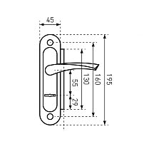 Птимаш к ЗВ9-4.07 бронза Ручки на планке (15) Птимаш к ЗВ9-4.07 бронза Ручки на планке (15)