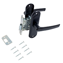 Птимаш ЗЩ1.45 черная Защелка дверная (20) Птимаш ЗЩ1.45 черная Защелка дверная (20)