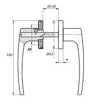 Балашиха НР 0301  мед.антик  Комплект ручек (20)