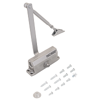 NOTEDO Доводчик дверной DC-040 GRAY до 40 кг серый (10) NOTEDO Доводчик дверной DC-040 GRAY до 40 кг серый (10)