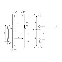ЛДМ SDH 92.26.01 RAL 9016 бел. с пруж. м/о 92 для узкопроф.Комплект руч. (30) ЛДМ SDH 92.26.01 RAL 9016 бел. с пруж. м/о 92 для узкопроф.Комплект руч. (30)