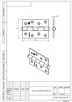 Петля накл ПН5-100 (100*70*2,5) цинк б/ш Штрих-код (50) Петля накл ПН5-100 (100*70*2,5) цинк б/ш Штрих-код (50)