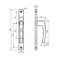 БУЛАТ РФ 85.25.01.9016 УРАЛ-М белый м/о 85 "под пальчики" для узкопр. Комплект ручек (30) БУЛАТ РФ 85.25.01.9016 УРАЛ-М белый м/о 85 "под пальчики" для узкопр. Комплект ручек (30)