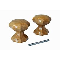 Й-Ола граненая Карельская береза Ручка-кнопка (24) Й-Ола граненая Карельская береза Ручка-кнопка (24)