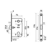 АЛЛЮР АРТ PL 85-50 PB золото ХЕДЕР без ц/м Замок врезной (30) АЛЛЮР АРТ PL 85-50 PB золото ХЕДЕР без ц/м Замок врезной (30)