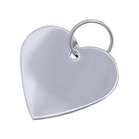 Брелок для гравировки - Сердечко хром БЛИСТЕР (500,50) Брелок для гравировки - Сердечко хром БЛИСТЕР (500,50)