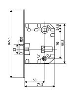 RENZ LB 2070 plastic SN никель матовый Защелка (50) RENZ LB 2070 plastic SN никель матовый Защелка (50)