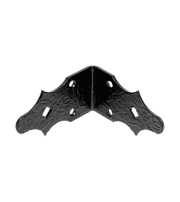 Домарт Уголок крепежный 90х90х50 кованый СУЗДАЛЬ черный (10) 