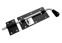 Засов Домарт гаражный с проушиной 400 мм мод.2 черный (5) 