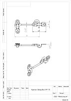 Крючок ветровой Кунгур КР-75 цинк (200,10!!!)