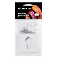 Накладка для ц/м АЛЛЮР АРТ ET-S2 W(62110) белый (100,10)