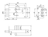 Сенат ЗНС 3-2 5кл Соболь 121 Замок накладной (10) Сенат ЗНС 3-2 5кл Соболь 121 Замок накладной (10)