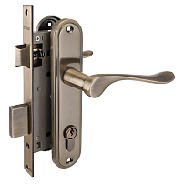 АЛЛЮР 127/1 AB ст.бронза Замок врезной с/руч (12) АЛЛЮР 127/1 AB ст.бронза Замок врезной с/руч (12)