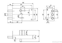 Сенат ЗНС3-5 5кл б/о Соболь 130 Замок накладной (10) Сенат ЗНС3-5 5кл б/о Соболь 130 Замок накладной (10)