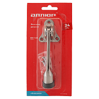 Фиксатор дверной АЛЛЮР КН-130 SN мат.никель "козья ножка" БЛИСТЕР (120,30) Фиксатор дверной АЛЛЮР КН-130 SN мат.никель "козья ножка" БЛИСТЕР (120,30)