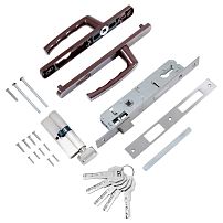 БУЛАТ ЗВ4-1В.20.01.8017 коричневый МЦ МАХ 70мм перф.ключ/верт.Замок для КАЛИТКИ врезной с ручкой БУЛАТ ЗВ4-1В.20.01.8017 коричневый МЦ МАХ 70мм перф.ключ/верт.Замок для КАЛИТКИ врезной с ручкой