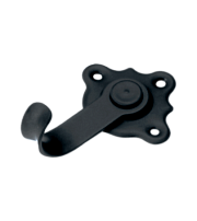 Домарт крючок-вешалка 1-рожковый мод.3 черный (50)