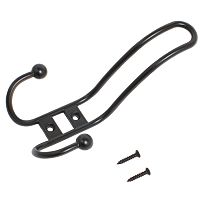 СТАНДАРТ 208 A BL матовый черный ЕВРОПАКЕТ крючок-вешалка (240,30) (160,40) СТАНДАРТ 208 A BL матовый черный ЕВРОПАКЕТ крючок-вешалка (240,30) (160,40)