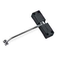 NOTEDO Доводчик дверной пружинный DS-10 черный до 30кг (80) 