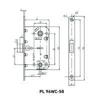 АЛЛЮР АРТ PL 96WC-50 PB золото ХЕДЕР с фиксатором Защелка (30) АЛЛЮР АРТ PL 96WC-50 PB золото ХЕДЕР с фиксатором Защелка (30)