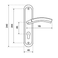 АЛЛЮР 132-1 85 мм CP хром Комплект ручек (20) АЛЛЮР 132-1 85 мм CP хром Комплект ручек (20)