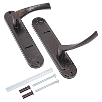 Эльбор  4.427 д/замка 1.04.27 сув. антик медь "Капля" Комплект ручек (10)