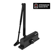 БУЛАТ Доводчик дверной ULTIMATE (УЛЬТИМЕЙТ) ДД-120 A-B (60-140 кг) черный, морозостойкий(10) БУЛАТ Доводчик дверной ULTIMATE (УЛЬТИМЕЙТ) ДД-120 A-B (60-140 кг) черный, морозостойкий(10)