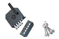 Герион "Эталон НР" ЗЩ Правый для наруж.дв. с/ручкой 5кл Замок накладной тяж. (3,5)