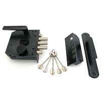 Герион "Эталон НРЗ" Правый ЗЩ ЗД для наруж.дв. с/ручкой 5кл Замок накладной тяж. (3,5)