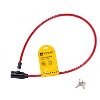 СТАНДАРТ ВС-Т8 (800 мм) RED красный Замок велосипедный тросовый (200,100) СТАНДАРТ ВС-Т8 (800 мм) RED красный Замок велосипедный тросовый (200,100)