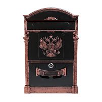Ящик почтовый АЛЛЮР №4011В "Герб" старая медь (5)