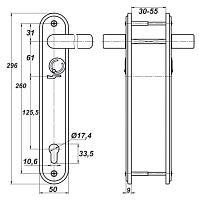 Балашиха НР 1401 для замка ЗВ13 173 мед.антик Комплект ручек (5) Балашиха НР 1401 для замка ЗВ13 173 мед.антик Комплект ручек (5)
