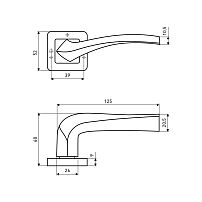 АЛЛЮР АРТ "ПАОЛА" BT (21140) черн.титан Комплект ручек (20)