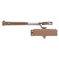 АЛЛЮР Доводчик дверной COMFORT ДД 132/2-3 A-С (до 80 кг) коричневый RAL8024, морозостойкий (10)