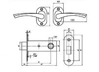 Омега Д-град ЗЩ2.03 золото Защелка дверная (15) Омега Д-град ЗЩ2.03 золото Защелка дверная (15)