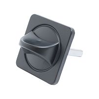 Поворотник БУЛАТ НДФ 05.02 АТЛАС матовый черный, квадрат 8х8 мм (10,100) Поворотник БУЛАТ НДФ 05.02 АТЛАС матовый черный, квадрат 8х8 мм (10,100)