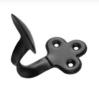 Домарт крючок-вешалка фигурный мод.1 черный (50) Домарт крючок-вешалка фигурный мод.1 черный (50)