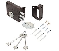 Д-град Зенит ЗН4-1 медь Замок накладной  (20)