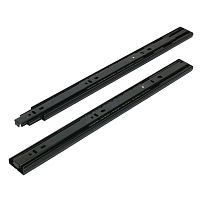StahlBuro направляющие шариковые с доводчиком (2 шт.) 35-400 /16"/ черный (20) StahlBuro направляющие шариковые с доводчиком (2 шт.) 35-400 /16"/ черный (20)