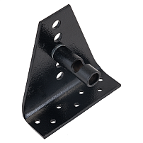 Кронштейн для крепления без сварки доводчика черн.шагрень. Doorstop 