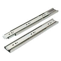 StahlBuro направляющие шариковые с доводчиком (2 шт.) 45-350 /14"/ хром (20)