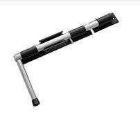 Засов Домарт ДОБРЫНЯ  300мм мод.2 черный d-20мм (5) 