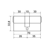 Стандарт MAX 70 (35х35) SB 5кл мат.золото перф.ключ/ключ Цилиндровый механизм (80,10) Стандарт MAX 70 (35х35) SB 5кл мат.золото перф.ключ/ключ Цилиндровый механизм (80,10)