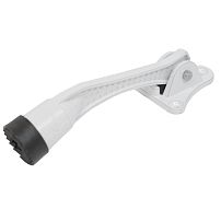 Фиксатор дверной АЛЛЮР КН-130 РУ (козья ножка) Белый (RAL9016) (100,25) Фиксатор дверной АЛЛЮР КН-130 РУ (козья ножка) Белый (RAL9016) (100,25)