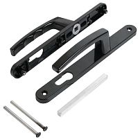 БУЛАТ РФ 85.25.02.9005 УРАЛ черный с пружин. м/о 85 "под пальчики" для узкопроф. Комплект ручек (30) БУЛАТ РФ 85.25.02.9005 УРАЛ черный с пружин. м/о 85 "под пальчики" для узкопроф. Комплект ручек (30)