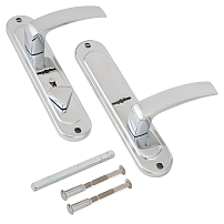 Апекс HР-42.0101-S-C-CR-L хром лев. для сувальд.замков ЗД Комплект ручек (12) Апекс HР-42.0101-S-C-CR-L хром лев. для сувальд.замков ЗД Комплект ручек (12)