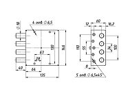 Сенат ЗН 4-ГС 2-5кл (Ит)  008 Замок гаражный тяж (6)